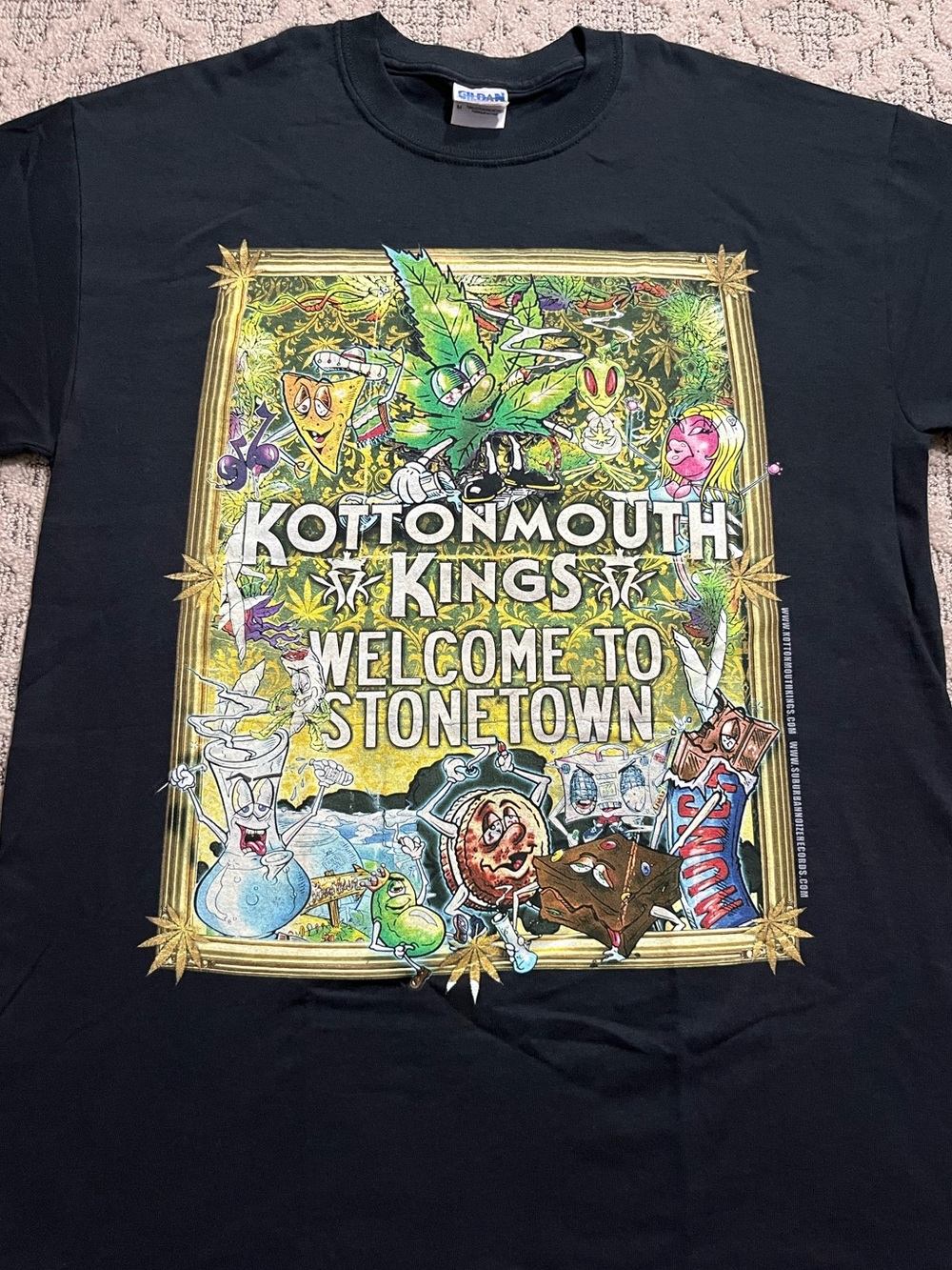 🎸 '05 Kottonmouth Kings Band Welcome To Stonetown Tour Unworn Vintage 420 VIP T